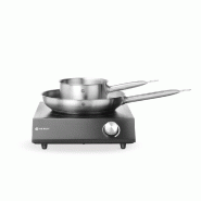 HENDI Set : Plaque de cuisson à induction 3500W + casserole + poêle,  Noir, 220-240V/3500W, 320x395x(H)95mm - noir 239889_0