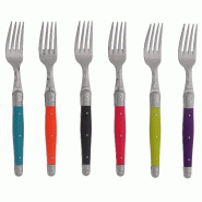 JEAN DUBOST Coffret de 6 fourchettes - Laguiole Tonic Mix - 035-1053770_0