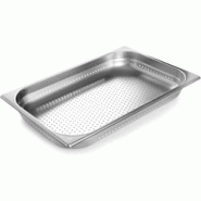 Lacor - Gn 2/3 354X325X100 Plateau perforé en acier inoxydable - 66512Z Lacor - Gn 2/3 354X325X100 Plateau perforé en acier inoxydable - 66512Z