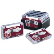 Philips lot de 10 mini-cassettes pour machine à dicter 2x15mm lfh0005/60 Philips lot de 10 mini-cassettes pour machine à dicter 2x15mm lfh0005/60