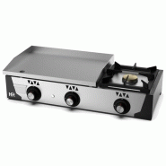 Plancha à gaz professionnelle plaque 15mm en acier rectifié 11 300-... - PPLC6100RTF