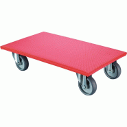 Planche à roulettes D. De roue 100 mm 330 kg L600 mm L350 mm thermoplastique BS ROLLEN Planche à roulettes D. De roue 100 mm 330 kg L600 mm L350 mm thermoplastique BS ROLLEN