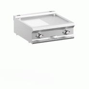 Plaque a snack professionnel electrique ½ plaque lisse ½ plaque rai... - PFTBE77TLR