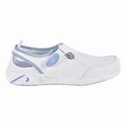 Safety Jogger - Sabots médicaux antidérapants et respirants LINA blanc et bleu clair OB Blanc / Bleu clair Taille 42 - 42 matière synthétique 5400