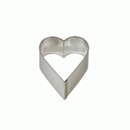 Schneider - Cercle à gâteau "Cœur", Aluminium, 160 x 50 x 2 mm - aluminium 155070