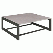 Table de présentation Cage noir 90x80x30cm béton