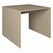 Table de présentation Vertigo taupe 90x90x76cm
