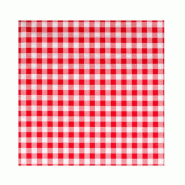 Thouy Serviettes en papier ouate vichy rouge et blanc 3 plis 33 x 33 cm x30 - 4002911968499