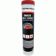 Cartouche de graisse multi-service 400 grs - Techni-Power - Lubrification efficace pour roulements et articulations