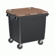 Containers Citybac® 1000 litres latéral fabriqués en France - CTNHDGRAMRP-SL16
