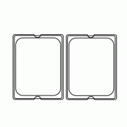 Couvercle gastronorme 1/2 32,5x26,5cm polycarbonate transparent