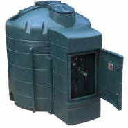 Cuve à fioul double paroi 5000 litres avec pompe et jauge ultrasonique - DISTRIFIOUL 5000PP