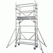 Echafaudage roulant aluminium - docker mini - longueur 1m44 - gc monobloc - DUARIB | 7014001_0