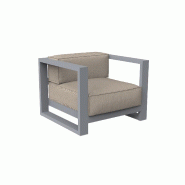 Fauteuil lounge Posidonia - gris