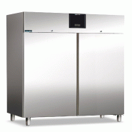 KLIMAITALIA Congélateur inox ventilé de 1400 litres en classe B. Dégivrage auto. LED. T° -22°C/-18°C. Dim. LxLxH 142x87,5x209 cm. AXF1600B - 4543