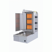 Machine à kebab 3 feux Gaz + volets - 3667470001646