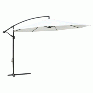 Parasol Suspendu Blanc Modèle Atlas Concept Élite - 8718475800668