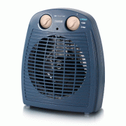 Radiateur soufflant Emerio - 25 m² - 2 réglages - Thermostat réglable - Anti-basculement - FH-106737.12 Bleu - bleu plastique 7333282033309