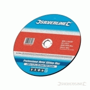 Silverline 103662 disque plat de coupe de prÉcision pour le mÉtal 115