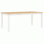 Décoshop26 - Table de salle à manger design moderne 180 x 90 x 75 cm bois massif de pin DEC036856 - Bois massif 3000261436003