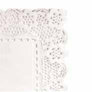 Dentelle papier blanc 50x40cm - par 250