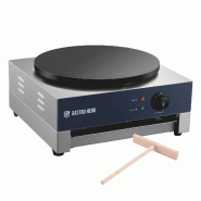 GastroHero Crêpière électrique - 1 plaque de cuisson Ø 400 mm - argenté inox CR140E GastroHero Crêpière électrique - 1 plaque de cuisson Ø 400 mm - argenté inox CR140E