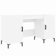 Helloshop26 - Bureau table poste de travail meuble d'ordinateur informatique étude 140 x 50 x 75 cm bois d'ingénierie blanc 02_0023516 - 3000214360935 Helloshop26 - Bureau table poste de travail meuble d'ordinateur informatique étude 140 x 50 x 75 cm bois d'ingénierie blanc 02_0023516 - 3000214360935