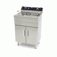 Maxima Friteuse - 30 L - 1 panier - avec robinet de vidange et support – 59 × 58 × 96.5 cm – 4800 W - AKS-09365232