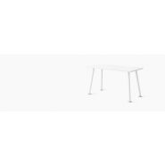 Memo - bureau droit - Herman Miller - 1350x650 mm - mélamine effet grain de bois_1