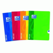 Oxford Lot de 10 Cahier Openflex piqué A4, 48p./24 feuilles 90g/m², Séyès, coloris assortis (4) - 3020120040004