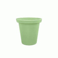 PLAST'UP ROTOMOULAGE Pot de fleurs rond xxl delight 420l - VERTPISTACHE - vert 0637962081602