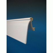Porte étiquette adaptable HMY HM ARM P25 - 40 x 1319 basculant - Transparent