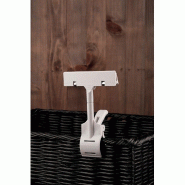 Porte étiquette plastique transparent 10x15cm - par 10 Porte étiquette plastique transparent 10x15cm - par 10