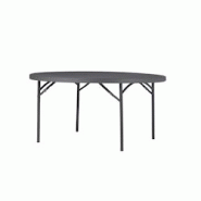 ZOWN Table ronde pliante 150 cm en polyéthylène pour événements Zown Planet150 - gris plastique polypropylène 08012027 ZOWN Table ronde pliante 150 cm en polyéthylène pour événements Zown Planet150 - gris plastique polypropylène 08012027