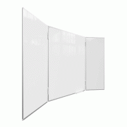 ALLboards Tableau Blanc Scolaire Type Triptyque avec Cadre en Aluminium 120×180//360 cm - TRB1812