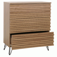 Décoshop26 - Commode buffet meuble haut design 3d 3 tiroirs bois massif manguier et métal 94x80x45 cm 04_0006526 - 3000261805908 Décoshop26 - Commode buffet meuble haut design 3d 3 tiroirs bois massif manguier et métal 94x80x45 cm 04_0006526 - 3000261805908