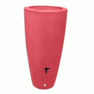 PLAST'UP ROTOMOULAGE Pot conique récupérateur d'eau de pluie aérien 200l - ROUGEFRAISE - rouge 0750122560387