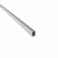 Profil d'encadrement acier rectangle 12x18x1.25 mm - gorge 1.8 mm - référence PENLE12X18 - nuance S235/E24