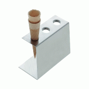 Schneider - Support pour cornets de glace, acier inoxydable, 200 x 95 x 85 mm - inox 190300