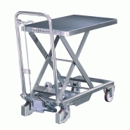 Table élévatrice mobile inox - 100 kg