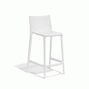 Tabouret in & out H93 IBIZA - blanc