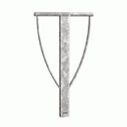 Appui vélos Lisbonne - Hauteur 870mm - Largeur 505mm - Tube acier 80x40mm - Vendu par lots de 3 Appui vélos Lisbonne - Hauteur 870mm - Largeur 505mm - Tube acier 80x40mm - Vendu par lots de 3