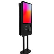 Borne de commande Oxhoo ÉLYA 27 pouces double face - Windows - écran tactile, imprimante et lecteur code-barres_1