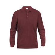 Clique polo ml homme bordeaux l Clique polo ml homme bordeaux l