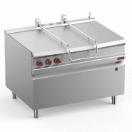 Diamond - Sauteuse basculante électrique, cuve inox 120 lit. Sur meuble - réf. E9/BRI12-N - gris inox AKS-E9/BRI12-N