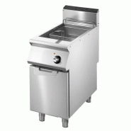 Friteuse gaz sur meuble inox commandes mécaniques avec cuve 21 l pu... - PVS9040FRG21VL