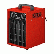 Générateur d'air chaud électrique KRS HE03 - Indice de protection IP 24 - Puissance thermique maximale 3000 W - rouge acier HE03 Générateur d'air chaud électrique KRS HE03 - Indice de protection IP 24 - Puissance thermique maximale 3000 W - rouge acier HE03