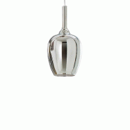 Ofelia S/10 Mini Lampe À Suspension - Diffuseur Miroir En Verre Borosilicate Chromé, Câble 3M, Connexion G9 - Gea Luce - argenté OFELIA S/10 MINI