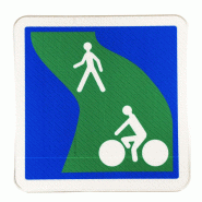 Panneau d'indication C115 - Panneau voie verte - WP Signalisation Panneau d'indication C115 - Panneau voie verte - WP Signalisation