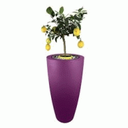 PLAST'UP ROTOMOULAGE Pot de fleurs conique delight 200l - VIOLET - violet 0669014882257